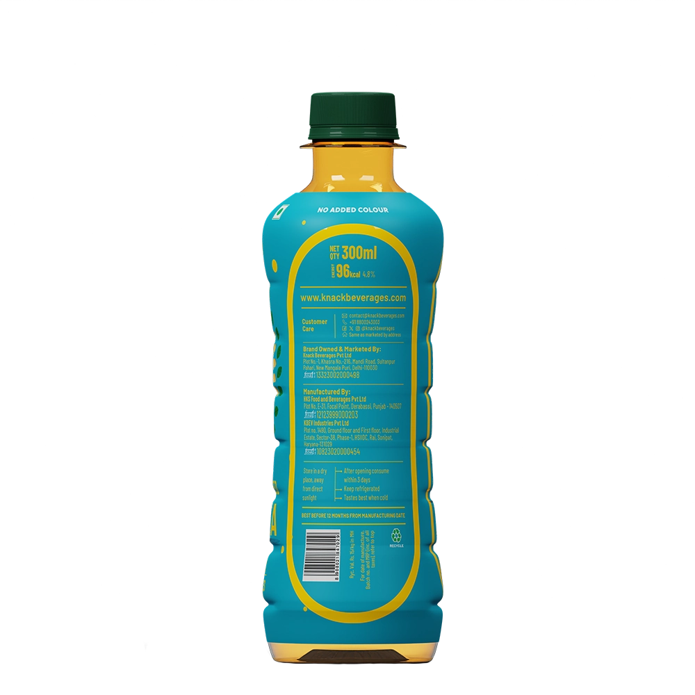 Knack Peach Iced Tea (PET Bottles) 300ml Pack of 12