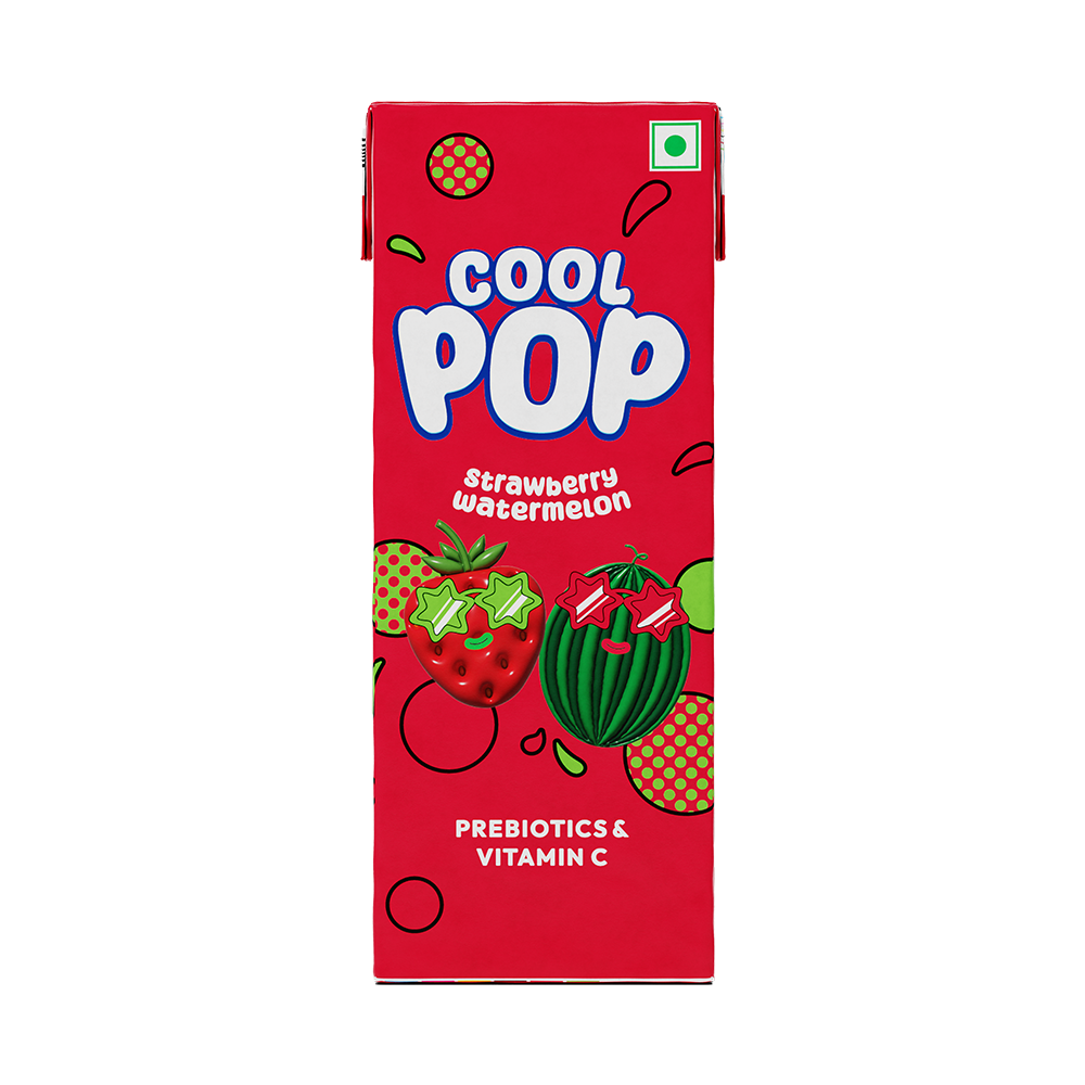 Coolpop Strawberry Watemelon 200ml Pack of 27 (Tetra Pack)