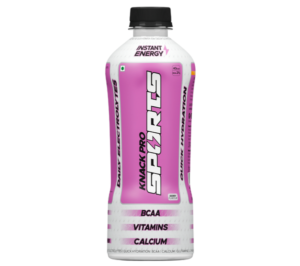 Knack Pro Sports 200ml Pack of 8 (Berry Flavour) PET Bottles