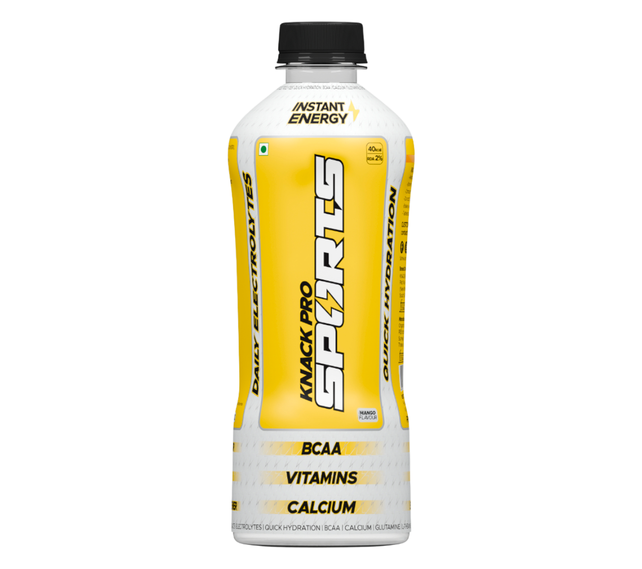 Knack Pro Sports 200ml Pack of 8 (Mango Flavour) PET Bottles