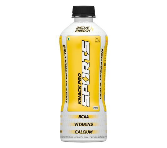 Knack Pro Sports 200ml Pack of 8 (Mango Flavour) PET Bottles