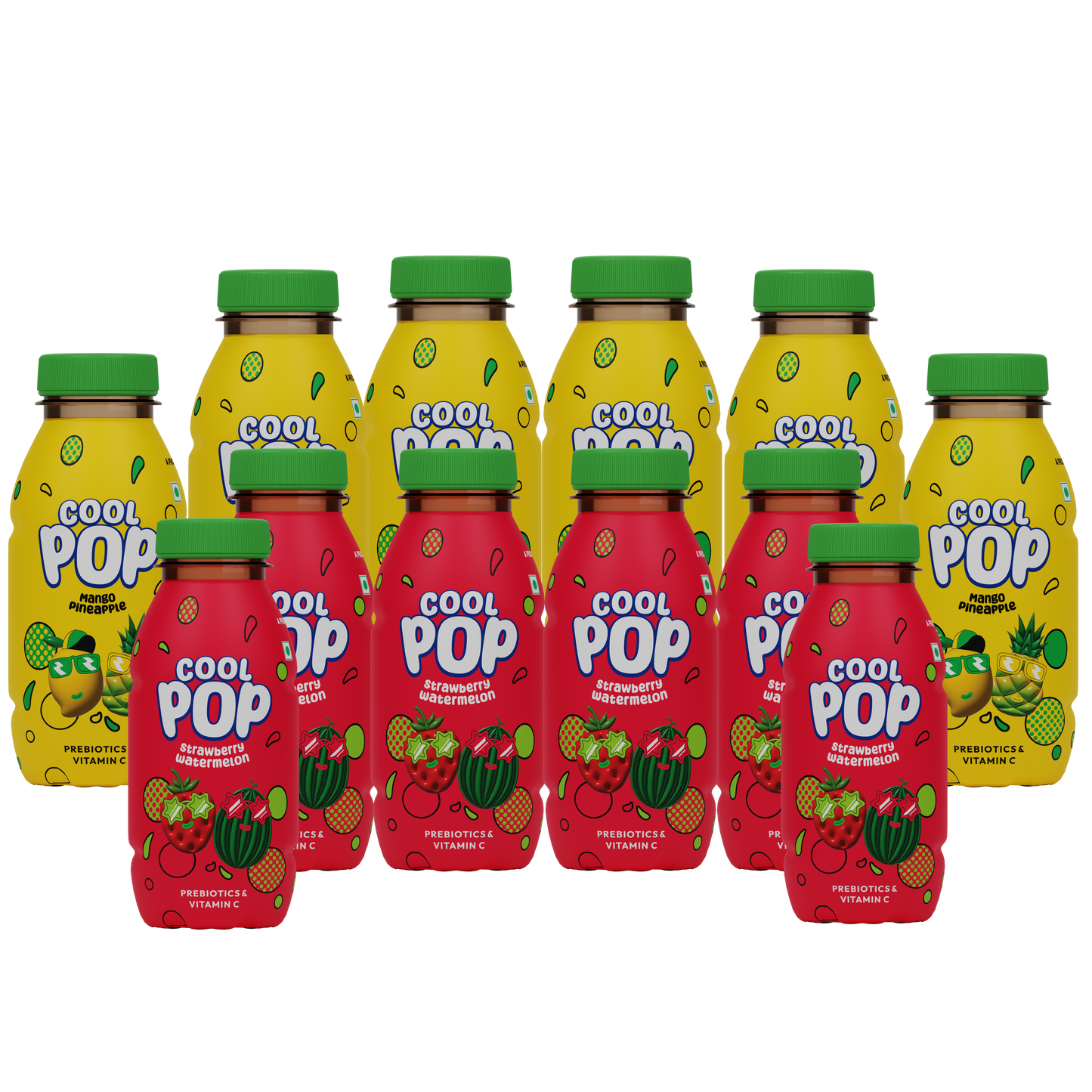 CoolPop Mix 300ml Pack of 12 (PET), 6 Unit/Flavour