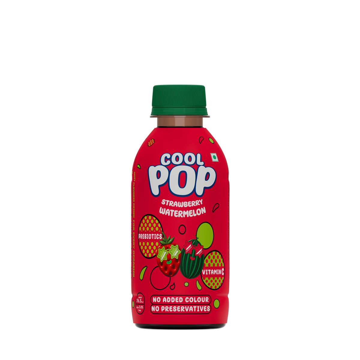 CoolPop Strawberry Watermelon 225ml Pack of 24 (PET Bottles)