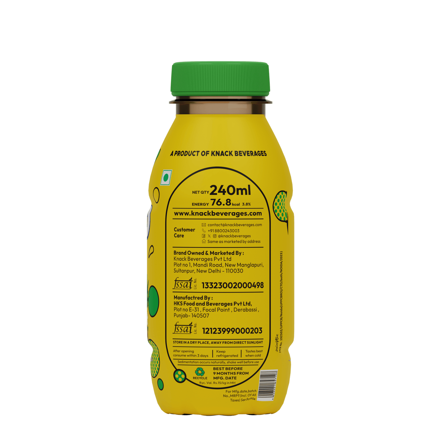 CoolPop Mango Pineapple 300ml (PET Bottles) Pack of 12