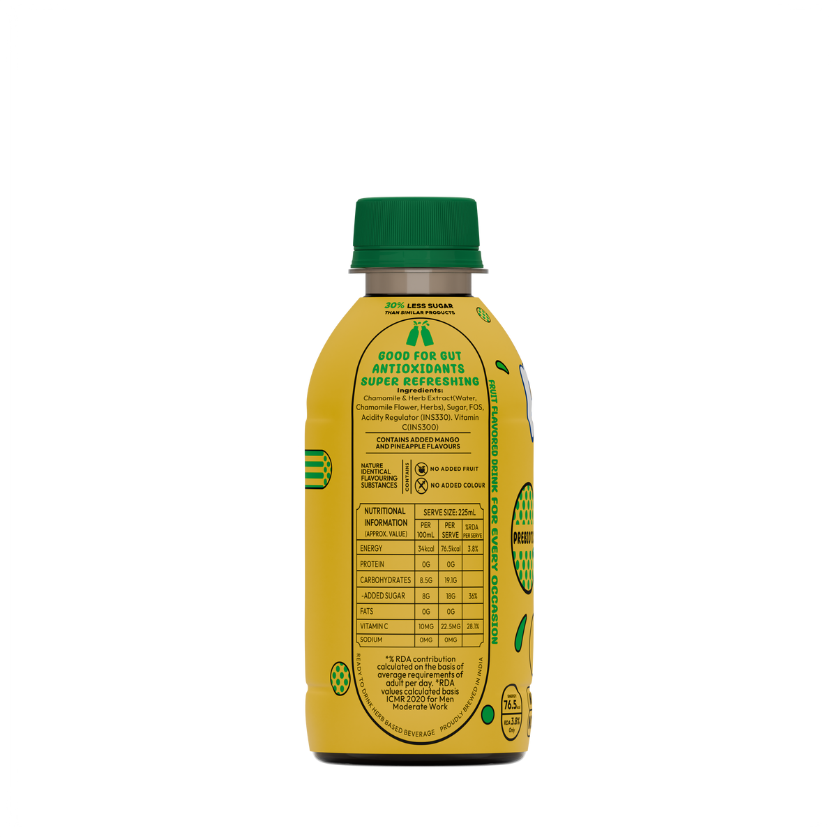 CoolPop Mango Pineapple 225ml Pack of 24 (PET Bottles)
